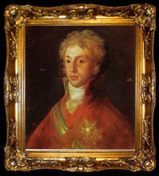 framed  Francisco de Goya Portrait of Luis de Etruria, ta009-2